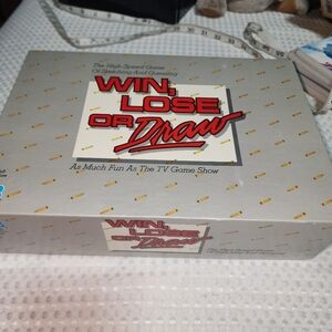 MILTON BRADLEY EUC VINTAGE 1987 WIN LOSE OR DRAW GAME